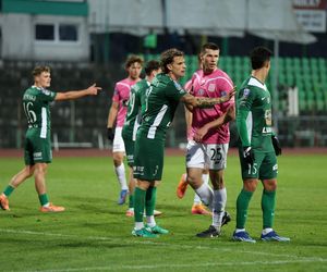 Piłkarze Olimpii Grudziądz zakończyli przygodę w Pucharze Polski. Minimalna przegrana ze Śląskiem Wrocław