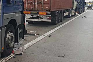 Potworny wypadek na A1 pod Radomskiem. 24-latka nie żyje. Zderzyły się cztery tiry [ZDJĘCIA]