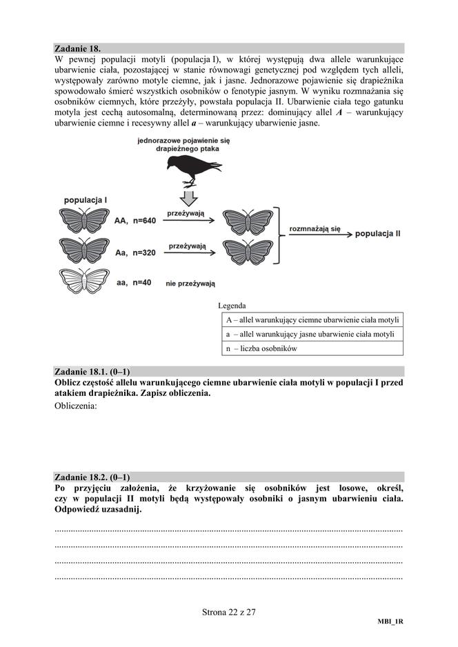 Matura 2018 z biologii [ARKUSZE CKE, ODPOWIEDZI]