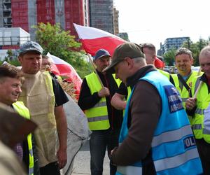 Rolnicy protestowali w Katowicach na Europejskim Kongresem Gospodarczym