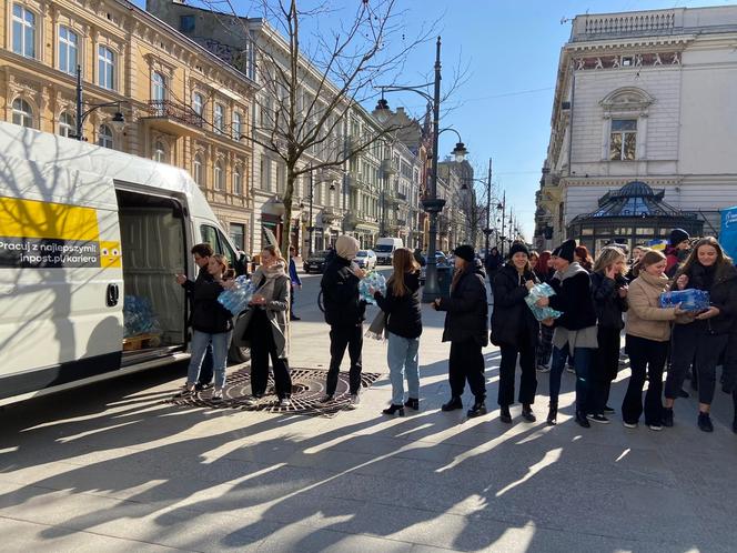 Łodzianie okazali olbrzymią solidarność z uciekającymi przed wojną 