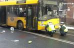 Naćpany kierowca autobusu potrącił pieszą