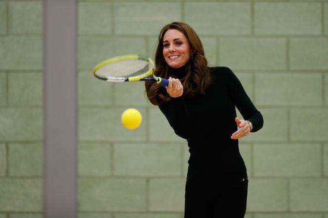Księżna Kate zaprezentowała swoje umiejętności gry w tenisa