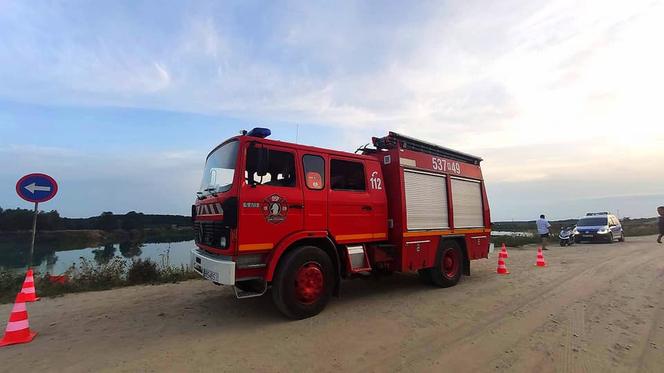 Czarna Sędziszowska. Przemek utonął na terenie żwirowni [GALERIA]