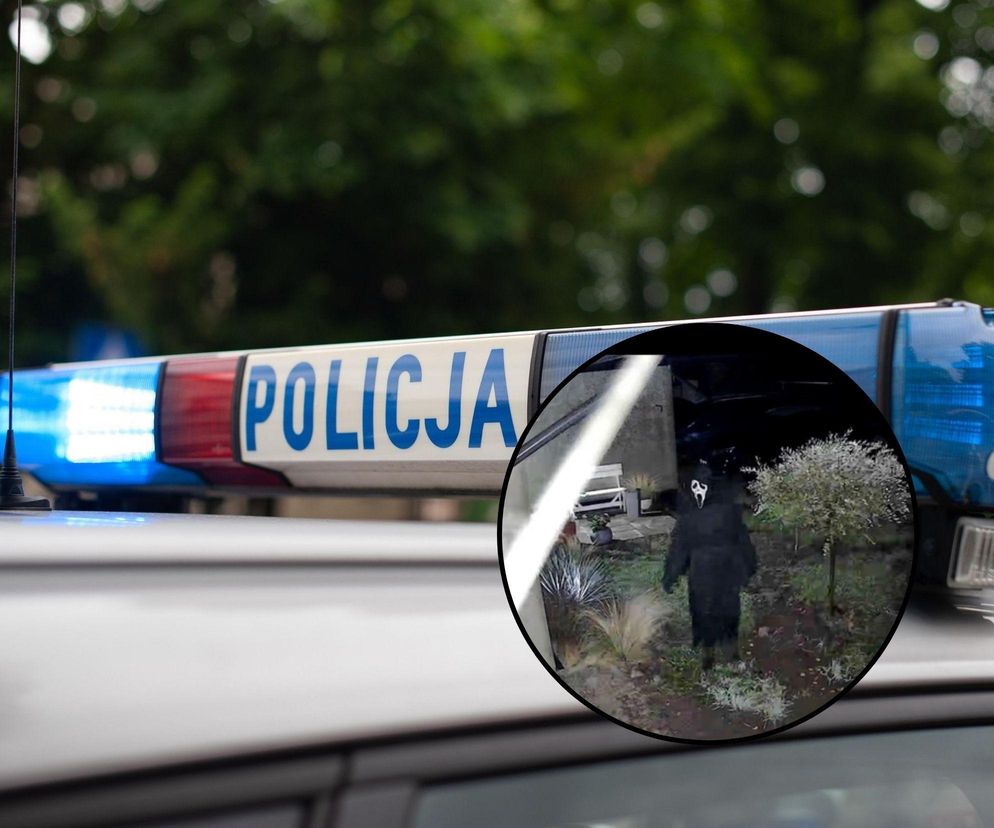 Mieszkańcy ostrzegają się przed osobą w pelerynie i masce. Policja szuka świadków