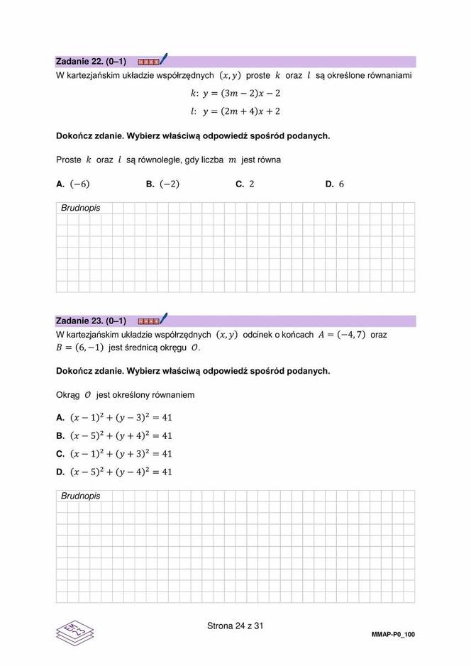 Matura poprawkowa 2024: matematyka. Arkusze CKE i odpowiedzi [Formuła 2023]