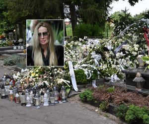 Grób syna Sylwii Peretti trzy dni po pogrzebie
