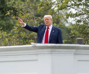 Trump wszedł na dach Białego Domu! Mówił o broni nuklearnej