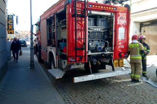 Pożar przy Bodzentyńskiej w Kielcach