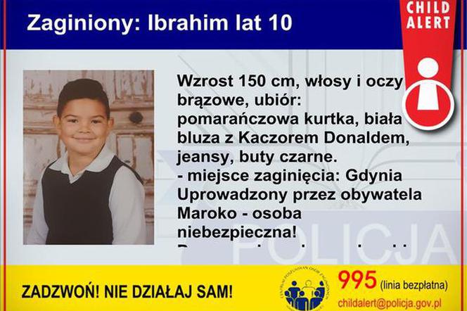 Child Alert: Marokańczyk uprowadził 10-latka. Jest niebezpieczny!