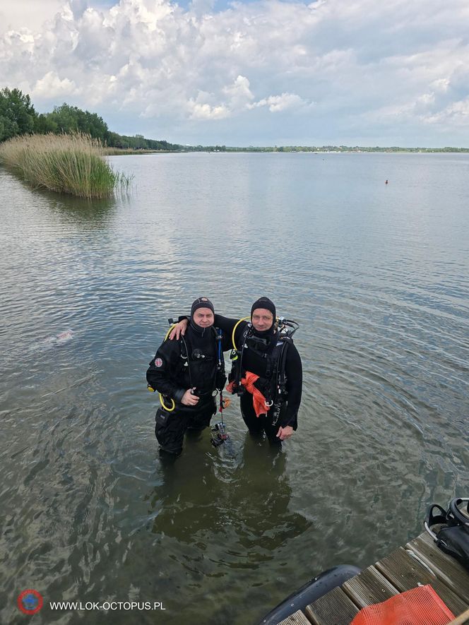 jezioro Tarnobrzeskie Niezwykła akcja płetwonurków