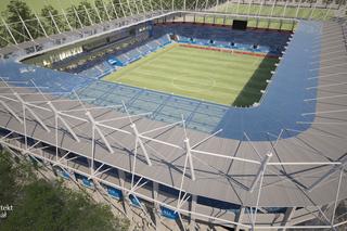 Wizualizacja stadionu piłkarskiego w Gorzowie