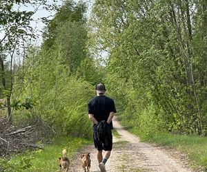 Maja Ostaszewska z partnerem