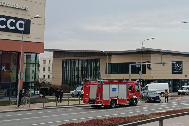 Wypadek na ul. Chrobrego