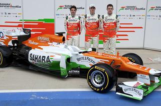 FORMUŁA 1. Force India demonstruje nowy bolid VJM05 - ZDJĘCIA