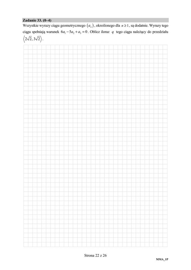 ARKUSZE CKE - Matura matematyka - poziom podstawowy 9.06.2020