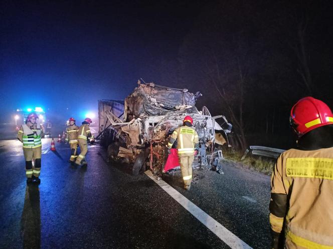 Wypadek na autostradzie A4 w Zabrzu. Na drodze leżały spalone zwłoki