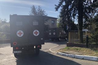 Kolejne osoby z kaliskiego DPS ewakuowane do szpitala w Poznaniu