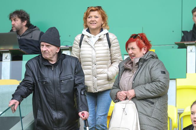Kibice na meczu GKS Katowice - Lech Poznań