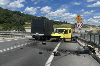 Wypadek na S1 w Milówce. Trzy osoby poszkodowane 