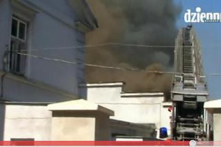 Pożar w szpitalu w Lublinie 