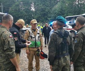 Wypadek w pobliżu Konotopu  - autobus z tirem 