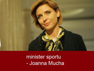 minister sportu - Joanna Mucha