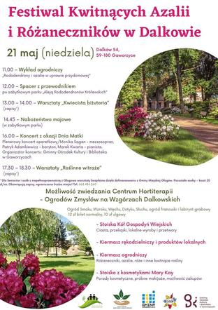 Festiwal Kwitnących Azalii i Rododendronów w Dalkowie 