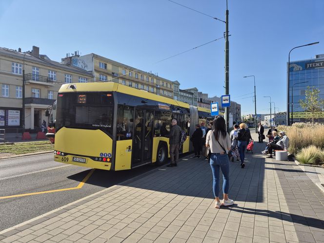 Przystanki tymczasowe w Sosnowcu na Patelni