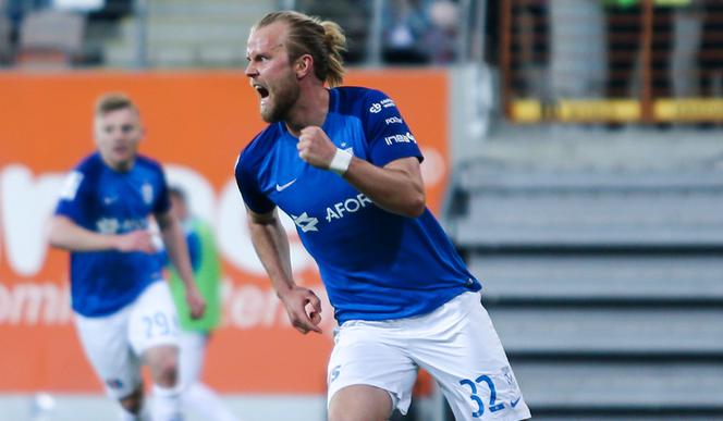 Christian Gytkjaer, Lech Poznań, bramka, gol, radość