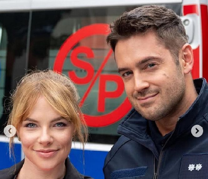 Na sygnale. Basia (Anna Wysocka-Jaworska), Michał (Krystian Kukułka)