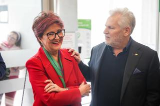 Aleksander i  Jolanta Kwaśniewscy