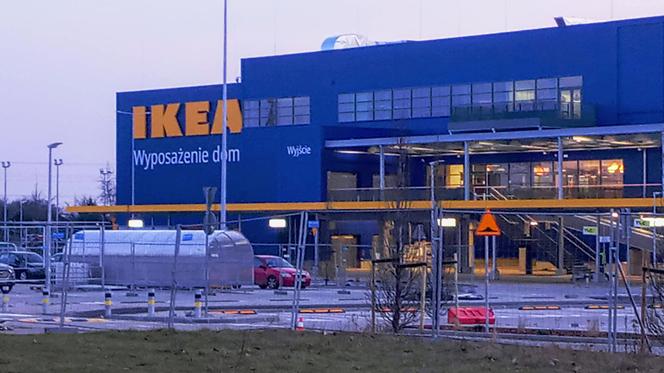 Budowa sklepu IKEA w Szczecinie - marzec 2021