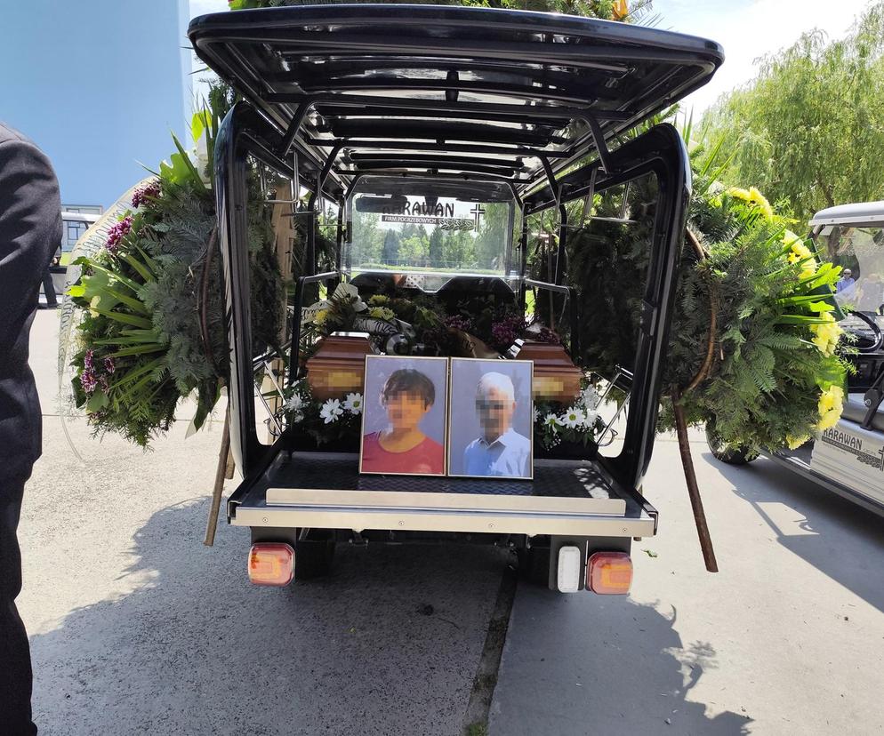 Pogrzeb zamordowanych przez syna Haliny i Huberta