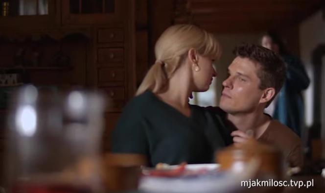 M jak miłość. Sonia (Barbara Wypych), Janek (Tomas Kollarik)