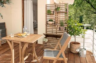 Skrzynia balkonowa z siedziskiem