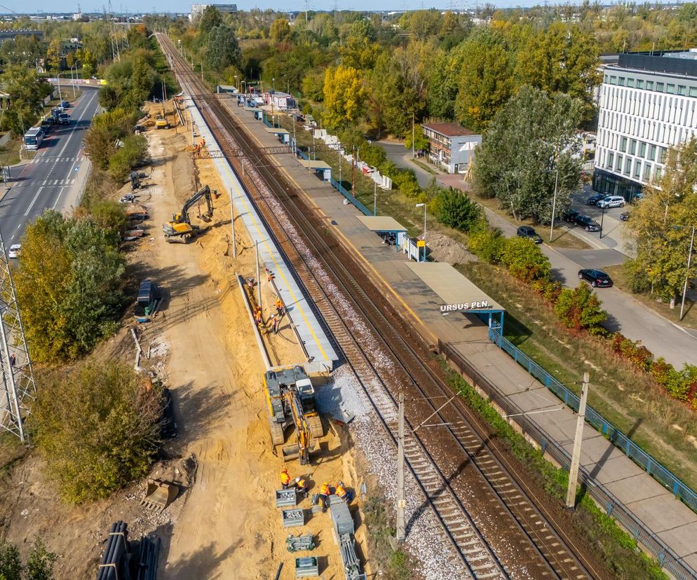 Przebudowa przystanku PKP Ursus Północny w Warszawie