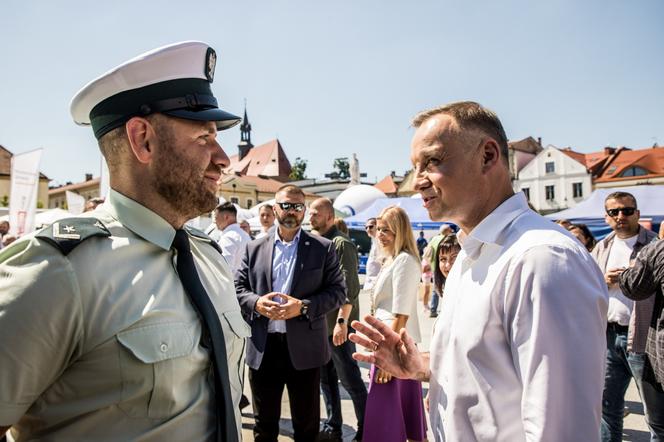 Andrzej Duda z niezapowiedzianą wizytą w Bochni