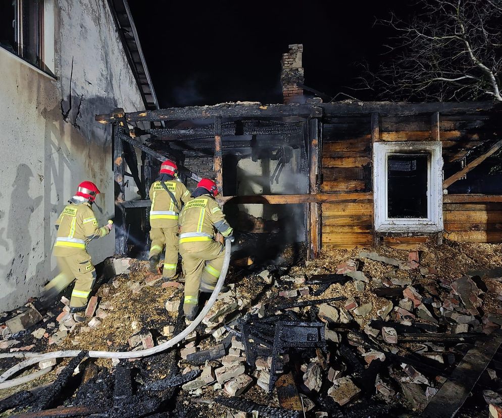 Tragiczny pożar w gminie Siennica. Jest ofiara śmiertelna