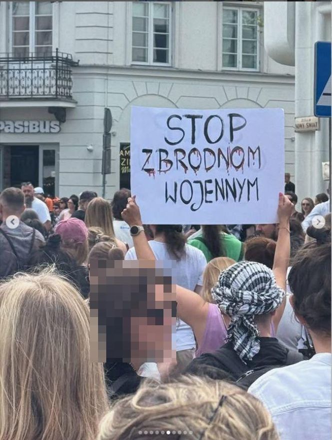 Maja Bohosiewicz, Sonia Bohosiewicz, Anita Sokolowska wspierają Palestynę