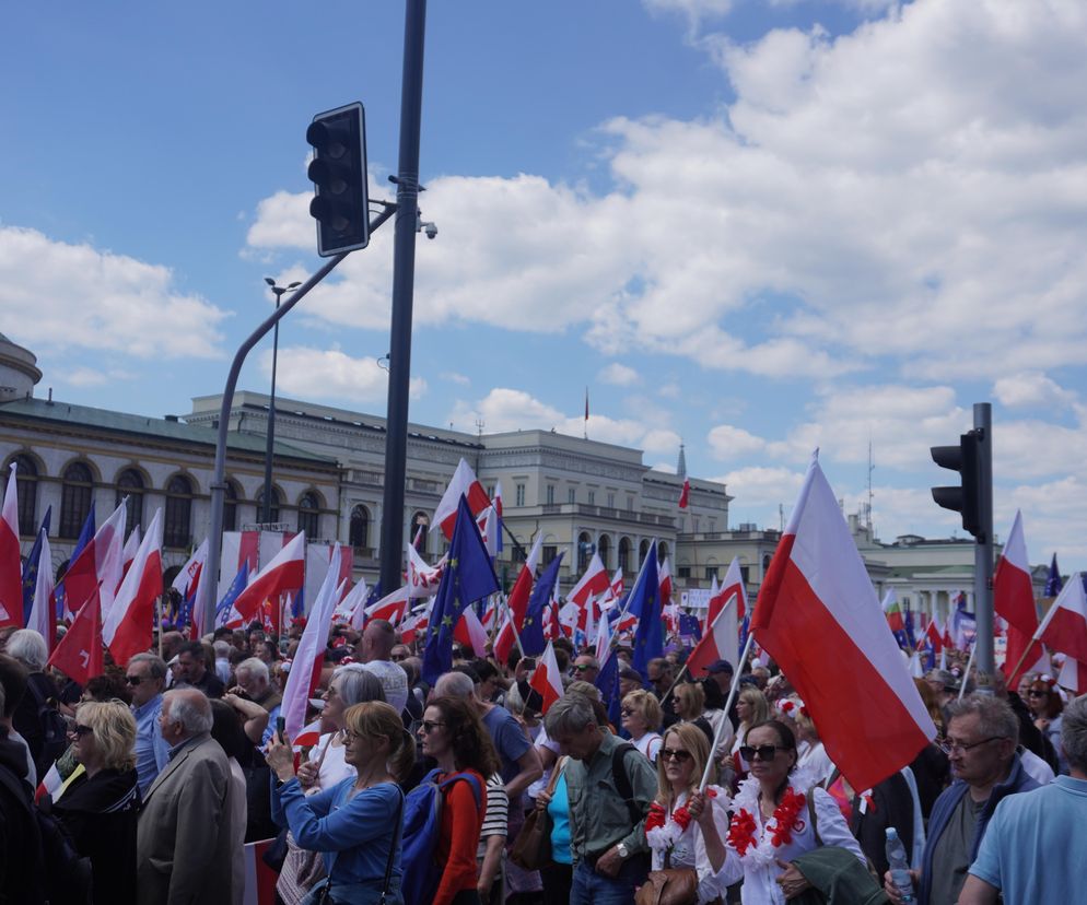 Wielki Marsz Patriotów Rafała Trzaskowskiego w Warszawie 25.05.2025