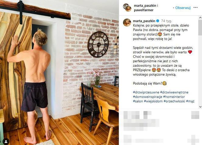 Tak mieszkają Marta Paszkin i Paweł Bodzianny