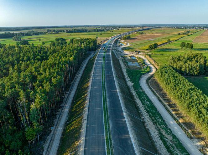 Obwodnica Łomży - plac budowy w sierpniu 2024