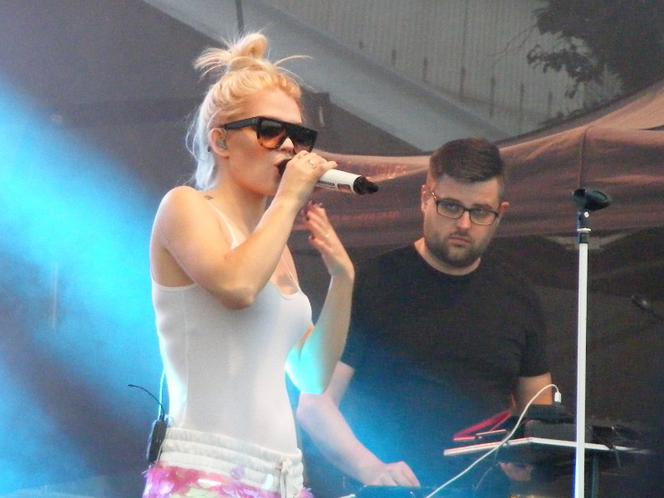 Koncert Margaret w parku koło Areny w Poznaniu
