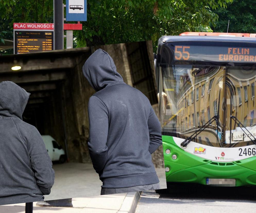 Nastolatkowie wepchnęli bezdomnego pod autobus! Policja pilnie szuka sprawców