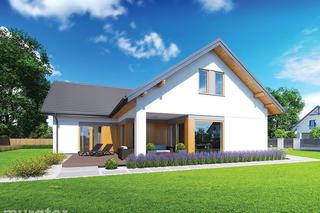 Projekt domu Szafranowy z katalogu Muratora - wizualizacje, plan, aranżacje