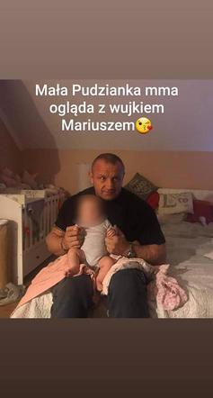 Mariusz Pudzianowski pokazał dziecko