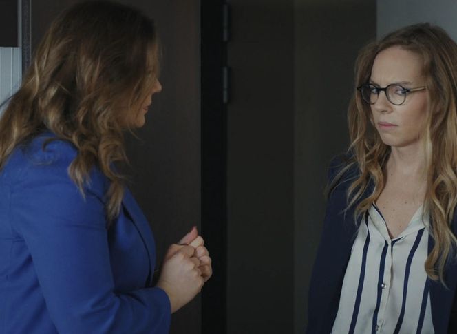 M jak miłość, odcinek 1877: Anita (Melania Grzesiewicz), Sylwia (Hanna Turnau)