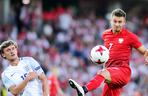 Karol Linetty w meczu Euro U-21 Polska - Anglia
