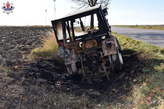 Ukradł traktor, bo nie chciał wracać piechotą z dyskoteki. Potem podpalił pojazd, żeby zatrzeć ślady